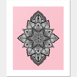 Vertical mandala Posters and Art